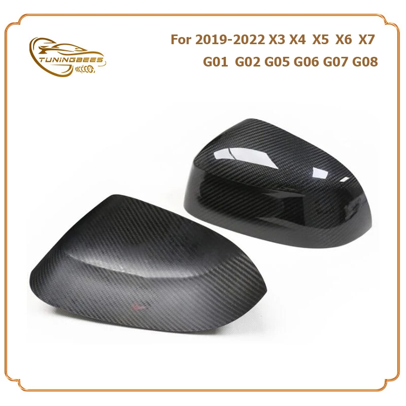 

ABS/Carbon Fiber Rearview Side Door Mirror Cover For BMW X3 X4 X5 X6 X7 G01 G02 G05 G06 G07 G08 2019 2020 2021 2022