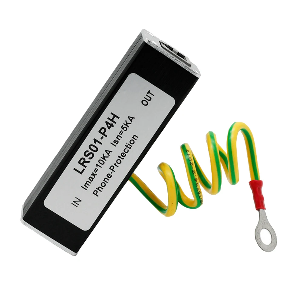 Telefono Fax Surge Protector Thunder Arrestor Rj11 Kl01-P4H Nero Rj11 Adsl