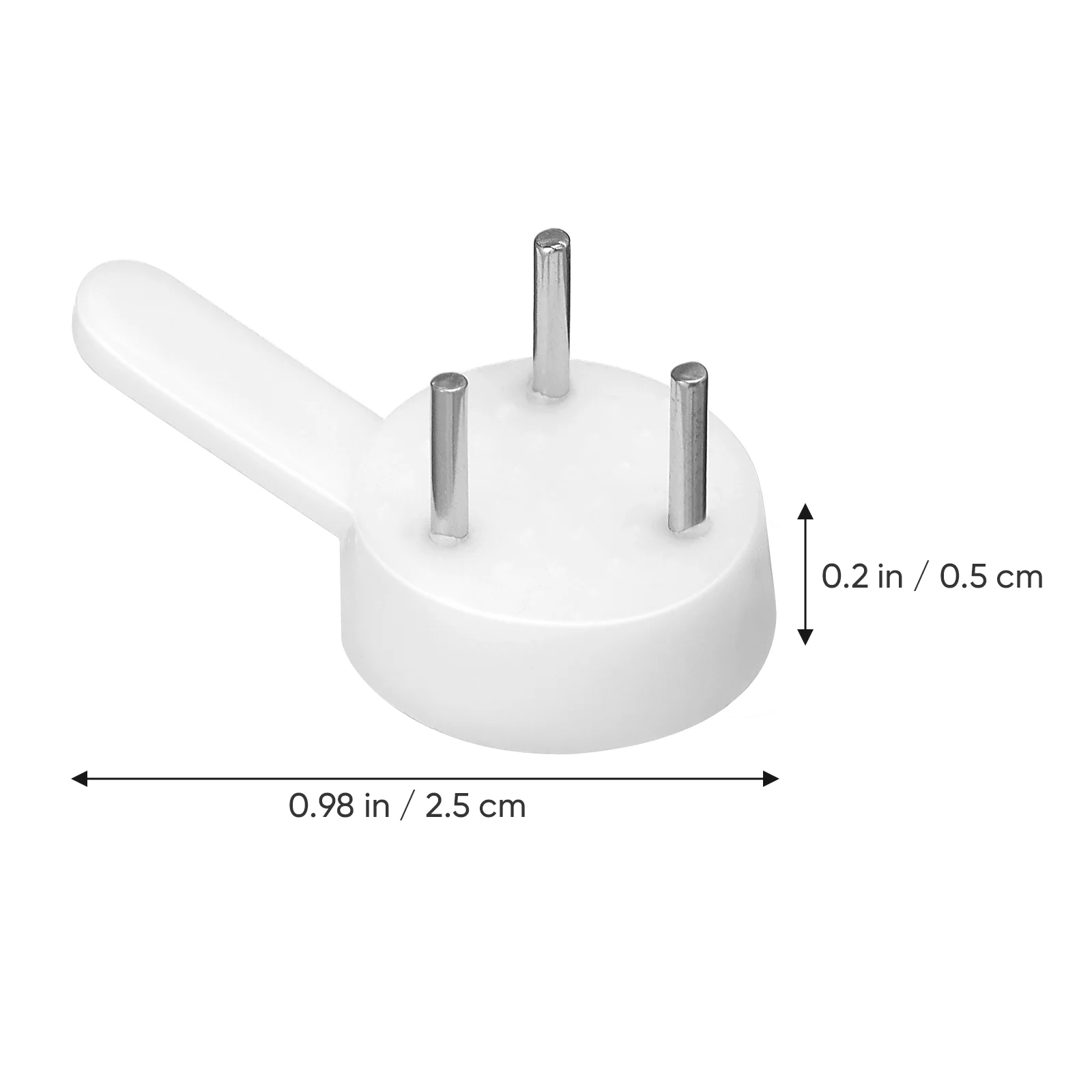 흔적 없는 손톱 플라스틱 벽 후크, 유화 사진 프레임, 사진 프레임 후크, 옷 행어, 2.2x1.5x1.2cm