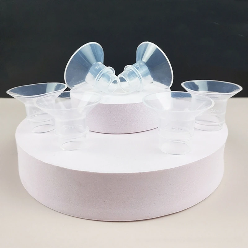 Versatile Flange Insert Adjustable Flange Attachment Rubber Adapter for Comfortable Milk Suction with Breast