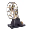 Vintage 4 Blades Heat Powered Stove Table Fan Stirling Engine model Science Experiment Toy 2
