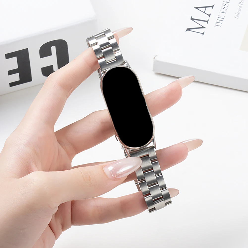 Premium Stainless Steel Watchband for Xiaomi Mi Band - High-Quality Strap Accessory