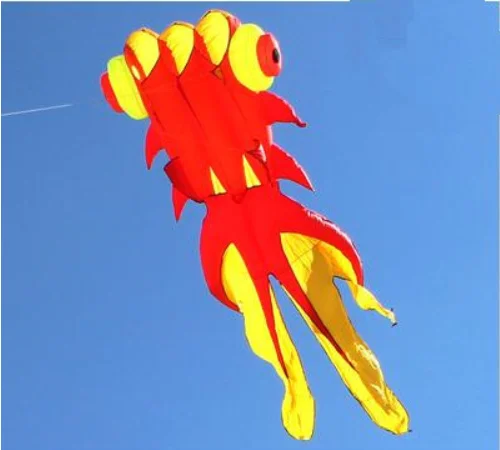 free shipping fish kite flying for adults kites goldfish kite sport  professional kites - AliExpress