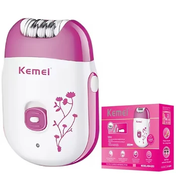 Kemei 6203 Potente Epilatore Elettrico Per Le Donne Macchina Per La Depilazione Del Corpo Del Viso Per Bikini Ascelle Gambe Ricaricabile 1