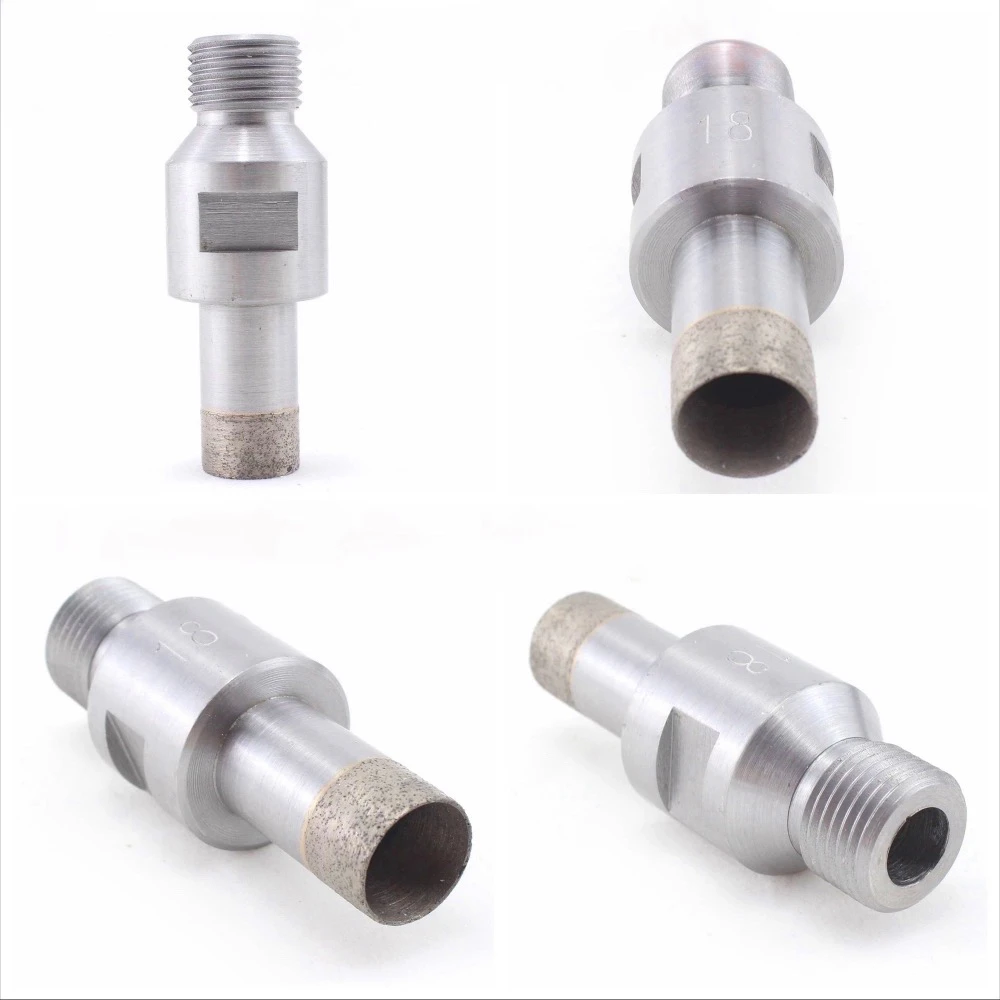 3mm150mm, 소결 다이아몬드 유리 타일 코어 드릴 비트, 벨기에산 나사산 YG 1/2''