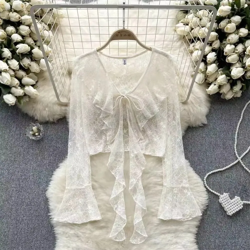 รูปสินค้า เสื้อสเวตเตอร์แขนยาว ผ้าลินิน ดีไซน์เรียบหรู ใส่ได้ทุกวัน