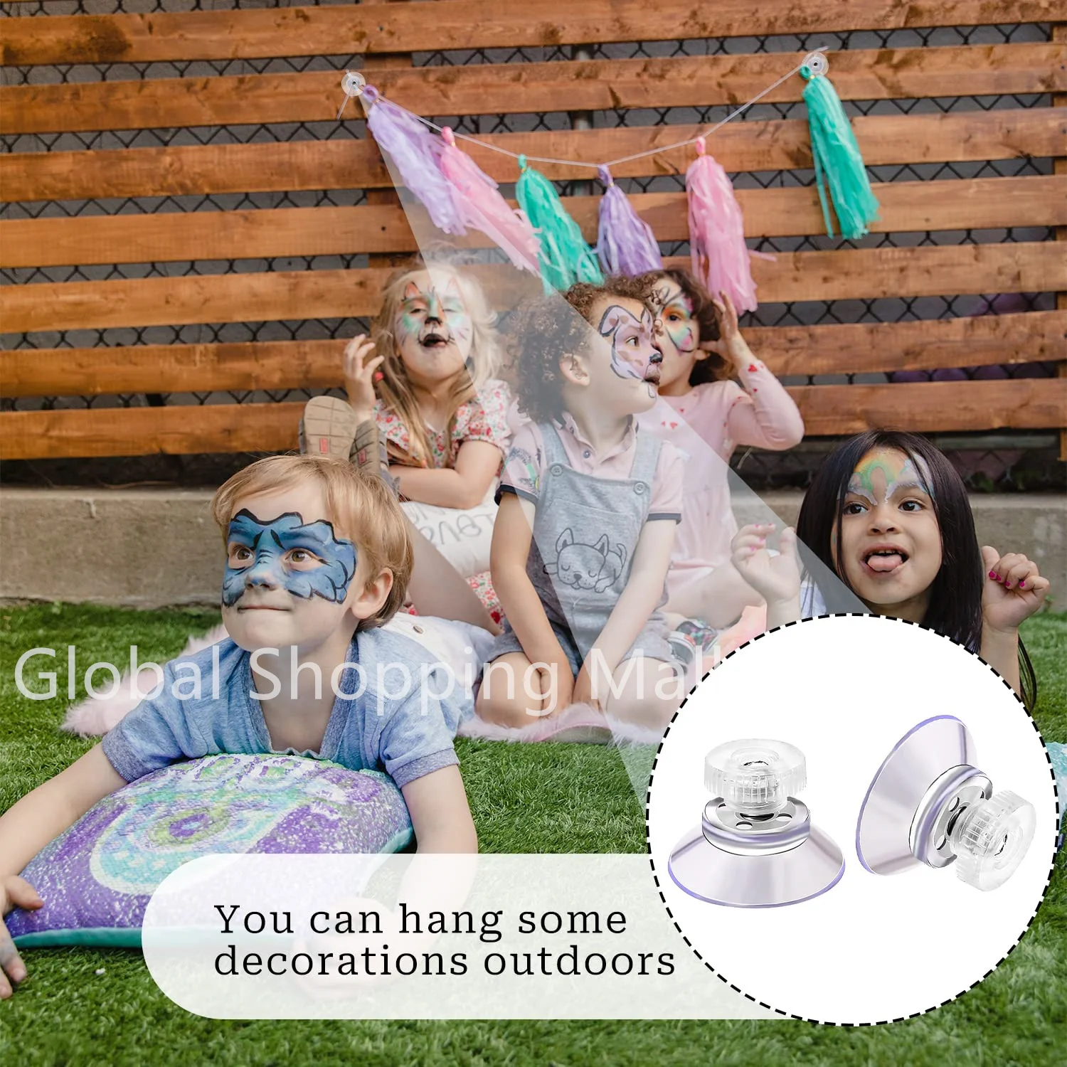 20 Ventose Trasparenti Con Dadi M4 - Diametro 25mm, Per Appendere Su Vetro E Superfici Lisce - Foto 4