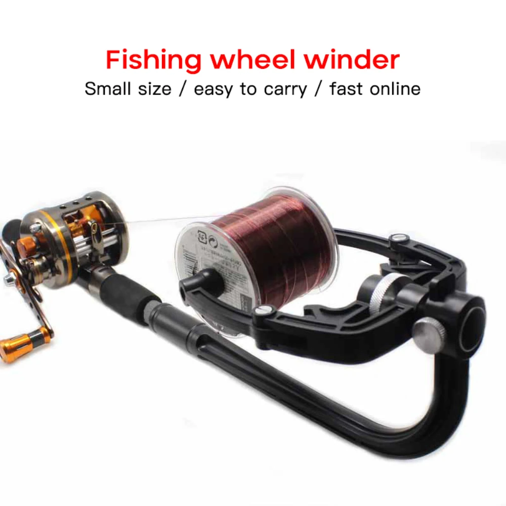 

Fishing Line Winder Spooler Machine Spinning Reel Spooling Station System Multifunction Portable Manual Winding Coil Cable Tools