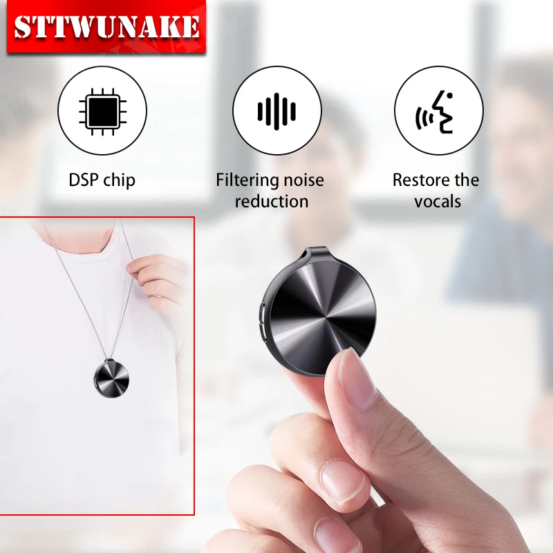 

Mini Record Voice Activated Recorder Digital Recording Device Sound Professional Dictaphone Audio Micro Listening Small Player