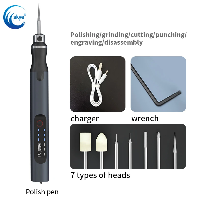 auto dent pullers MaAnt D1 Smart Electric Sharpening Mini Handheld Grinder Engraving Pen Tool Set DIY Carving Grinding Polishing Rechargeable impact driver set