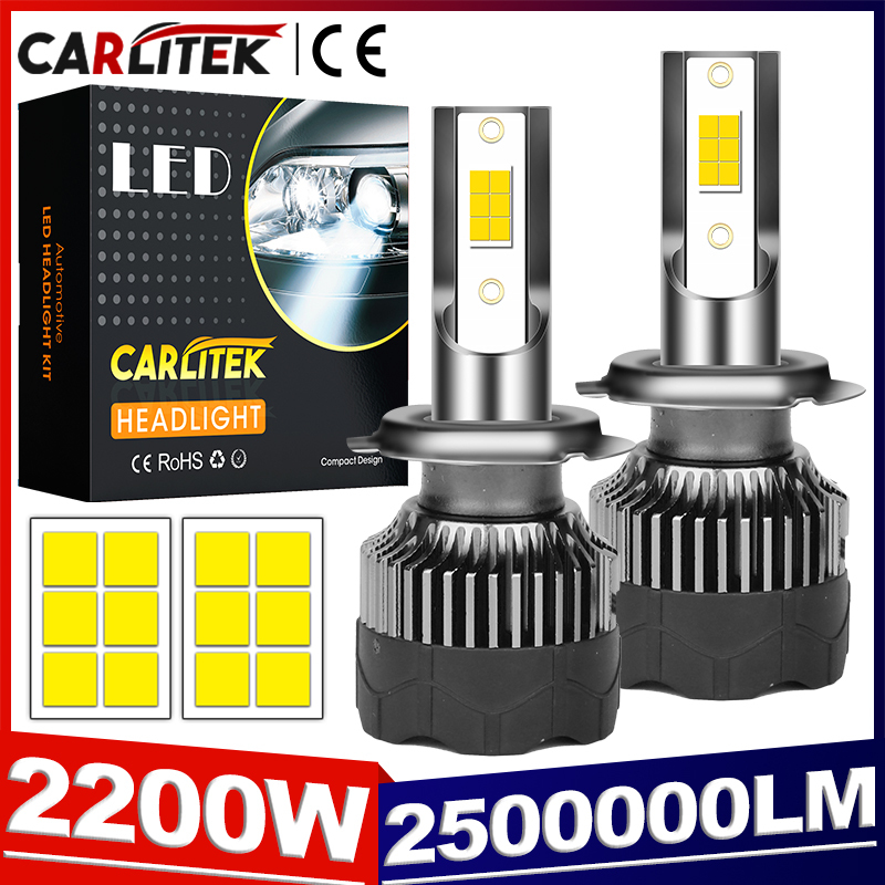 H4 LED Headlight 2200W 3570 CSP LED H3 880 881 H7 H1 H11 9007 9008 9005 9006 HB3 HB4 4300K 6500K 8K Fog Lights Mini Diode 12V