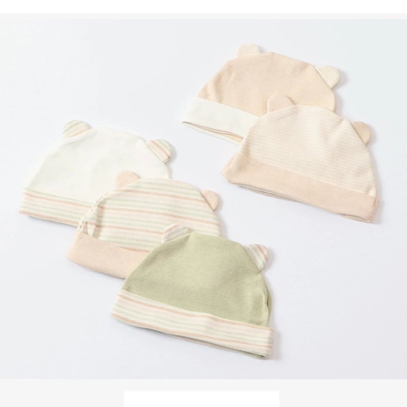 

0-3M Infant Hospital Hats Skull Hat Beanie Gender Neutral Baby Headwrap