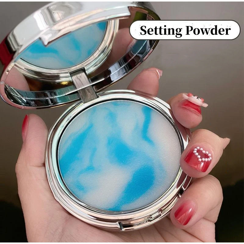 Fashionable Pressed Powder Matte Mud-like paste Lasting Makeup Strong Oil Control Full Coverage Face Pressed Powder Makeup