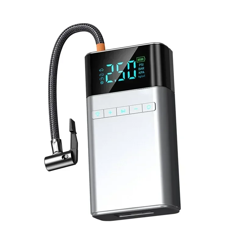 1500A Car emergency Start Jump Power Bank Wireless 150PSI Inflatable Pump Portable Auto Battery Lighter Starter Tyre Inflator