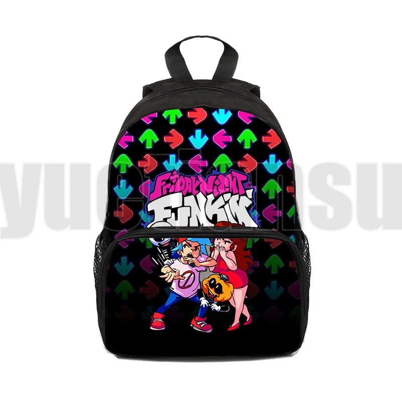 

3D Fnf Mini Bag Kindergarten Game Friday Night Funkin Backpack Children Anime Bag 12/16 Inch Bookbag Kids Backpack Men