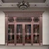 Antique Style Entrance, Villa Double Door, Stainless Steel/copper Door, Waterproof and Wear-resistant, Customized Size 4