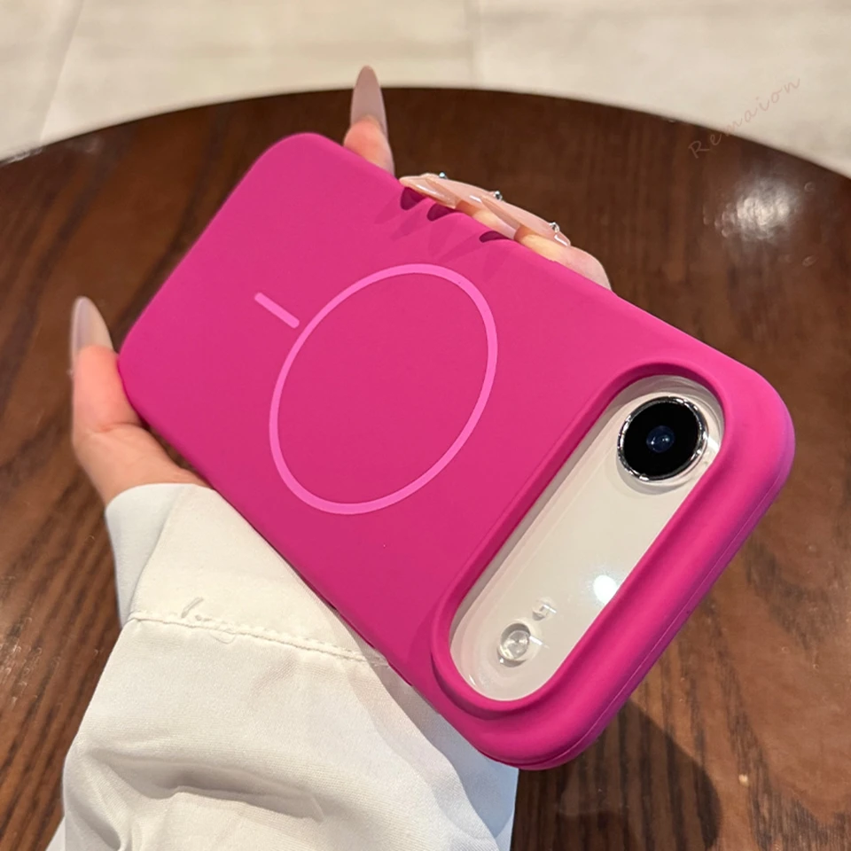 Premium Liquid Silicone Magnetic Phone Case with MagSafe Protector Cover