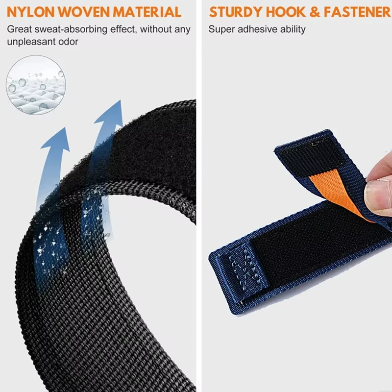 Nylon Loop Sports Band for Smartwatch Wrist Strap Bracelet