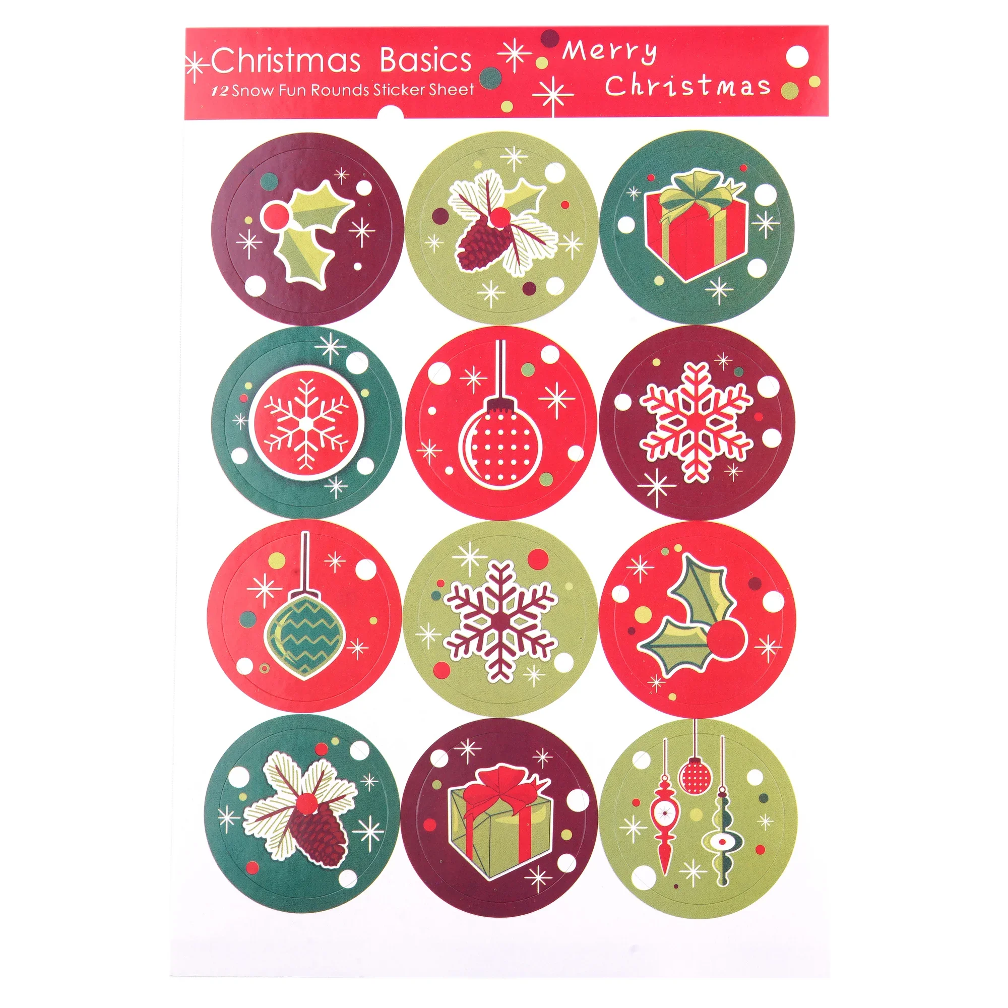 

Round Christmas Gift sticker ,Decorative Sticker,Christmas Labels, Envelope Seals sticker 120pcs/lot