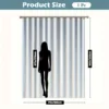1 pc Outdoor Waterproof And Oil-proofCurtains, Modern Sunshade CurtainStall Road Waterfall Scenery Print Curtain For Living Room 6