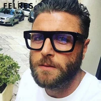 Marque de luxe concepteur surdimensionné carré lunettes de lecture unisexe femmes hommes optique loupe lunettes lunettes cadre 3