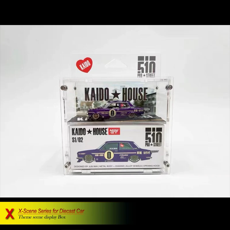 ミニカー BLKLTD ACRYLIC CASE ミニカー BLKLTD ACRYLIC CASE BLKLTD® display case Purple