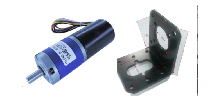 Description Picture 2 of itemhigh torque 100kg dc brushless bldc motor planetary metal reducer with low noise long life