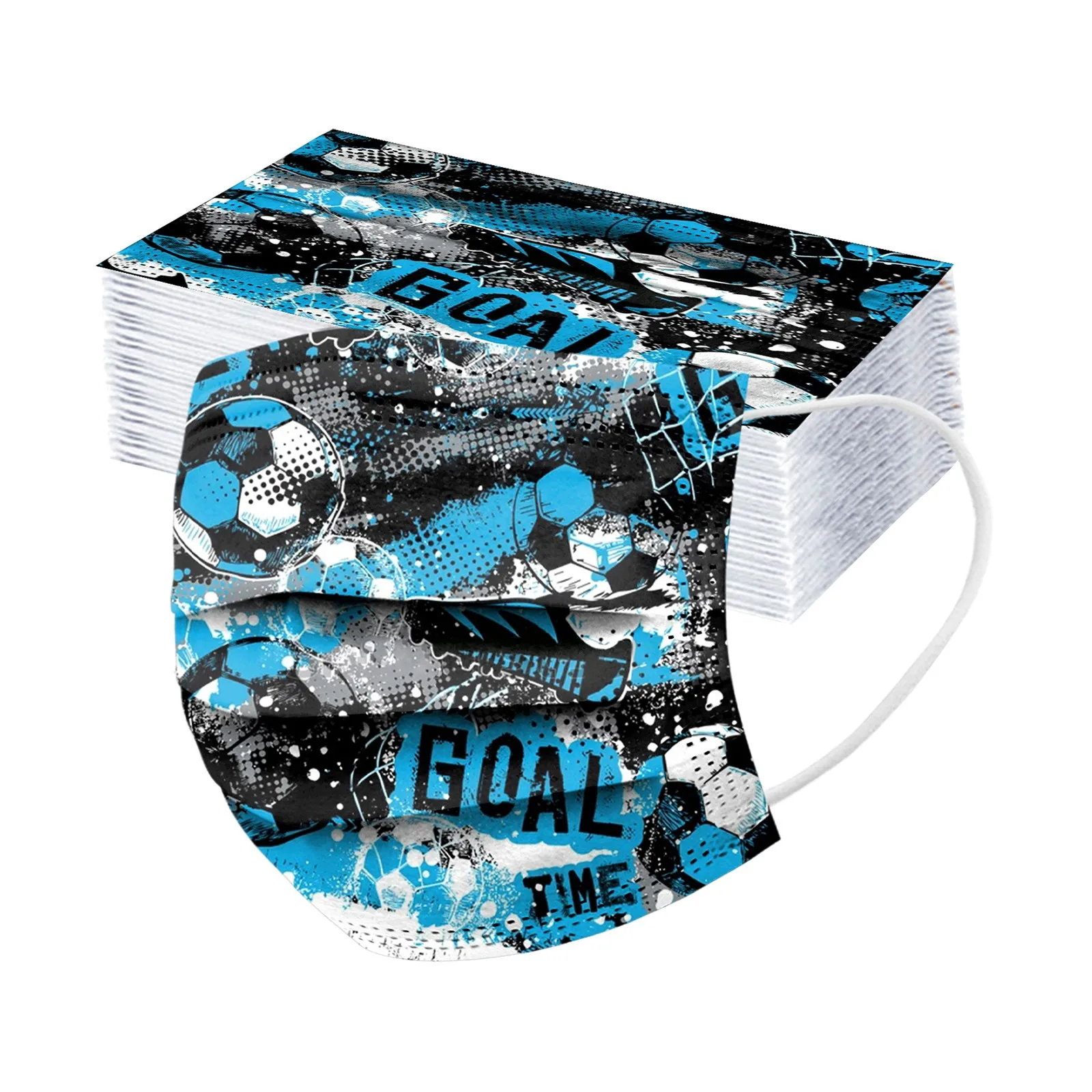 Kids Face Mask 50Pcs Disposable 3 Ply Safety Face Mask 4-12 Children Outdoor Dust-Proof Protective Disposable face mask,disposable face mask