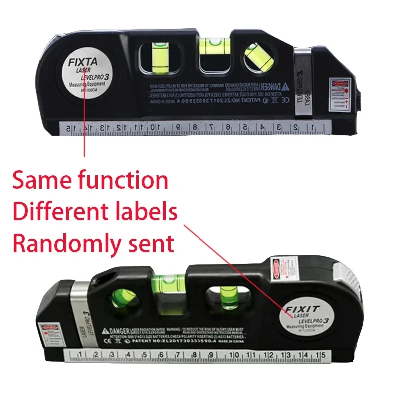 Laser Level Line Tool Multipurpose Standard Cross Line Lase Measure Tape Ruler With Metal Tripod Stand