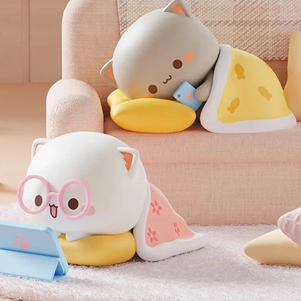 ميتاو القط 4 الموسم محظوظ القط رخيصة لطيف القط صندوق أعمى اللعب حقيبة أعمى الكرتون الشكل دمية ديكور المنزل بنين بنات دمى هدايا