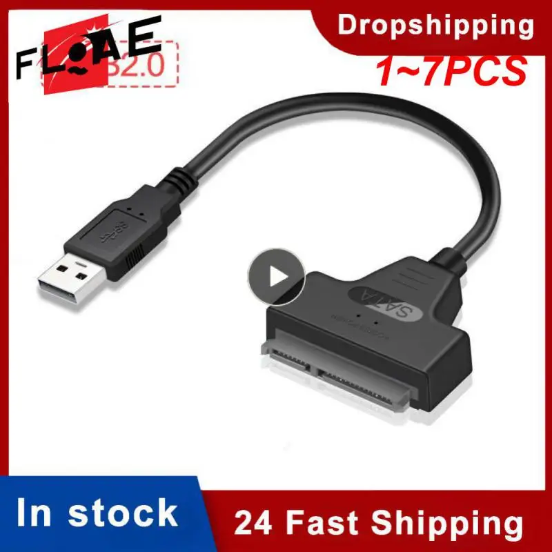 

1 ~ 7 шт. 3,0 2,0 SATA 3 кабель Sata к USB 3,0 адаптер до 6 Гбит/с Поддержка 2,5 дюйма внешний HDD SSD жесткий диск 22 Pin Sata III