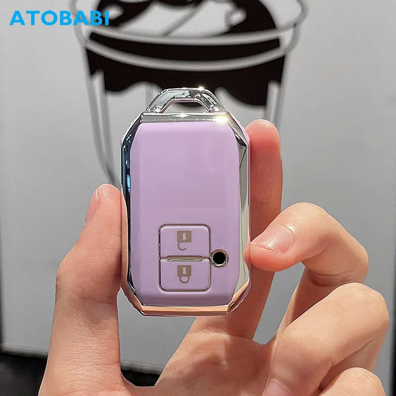 Tpu Car Key Cover Remote Fob Case Protector Portachiavi Accessori Auto Per Suzuki Jimny Swift Wagon R Hustler Spacia Xbee Sierra