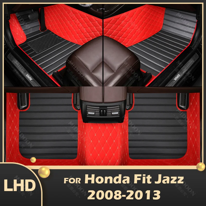 Car Floor Mats For Honda Fit Jazz2008 2009 2010 2011 2012 2013Custom