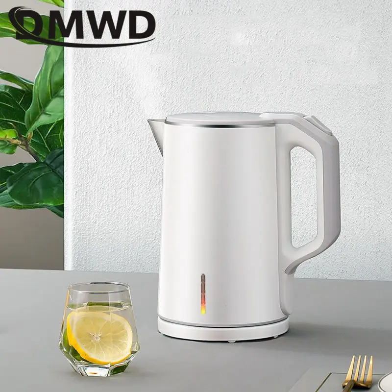 1.5KW Fast heating Electric kettle Automatic Insulation Water boiler Tea maker Large caliber Anti-scald Stainless steel Kettle 5
