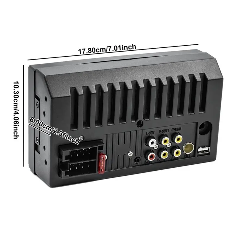 FM AUX 무선 블루투스 MP5 플레이어 7인치 2Din 네비게이션 화면 안드로이드 자동차 라디오 스테레오 오디오 Carplay-X59A