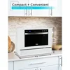 QWBLACK DECKER BCD6W Compact Countertop Dishwasher,6 Place Settings,White 6