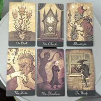 Abandon Oracle Deck 10.5*6cm Based on Nightmares From The Dream Diaries of Patrick Valenza 52 Horrifying Oracle Cards 1