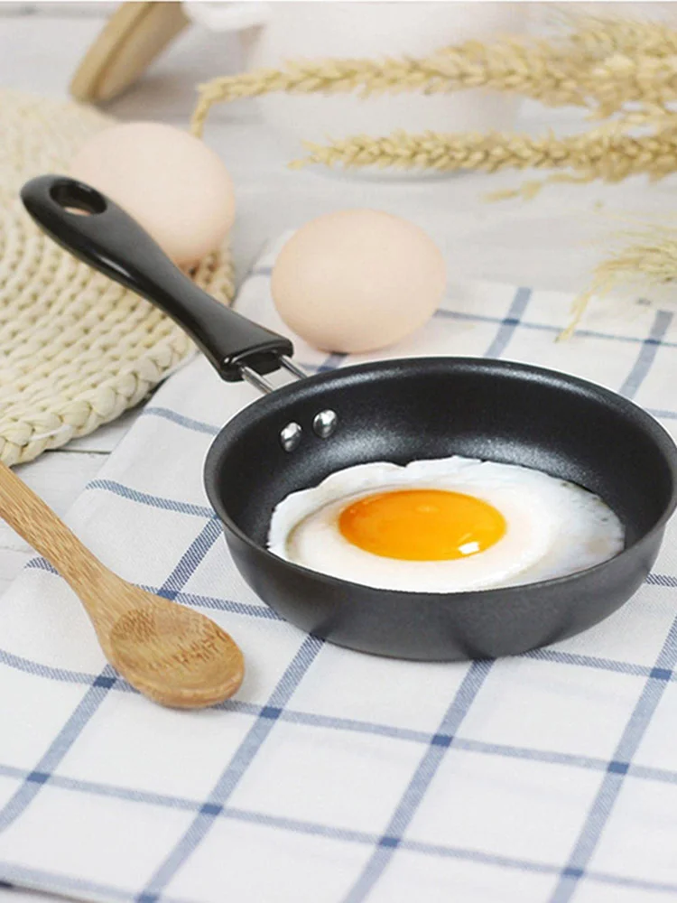 Pan Frying Egg Skillet Pot Mini Cooking Omelette Pans Nonstick Non Iron Stick Saucepan Fry Omelet Cast Pancake Pots 12cm