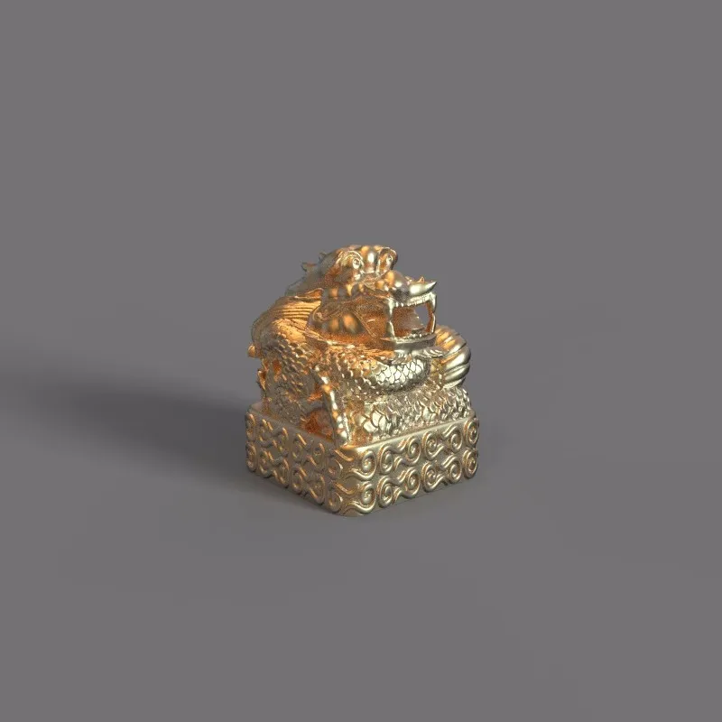 Peça Artesanal Resina Chave Boné Estilo Chinês Leão Dragão Selo Taiji-bagua Pavilhão Buda Keycap para mx Switches 1 - Imagem 2