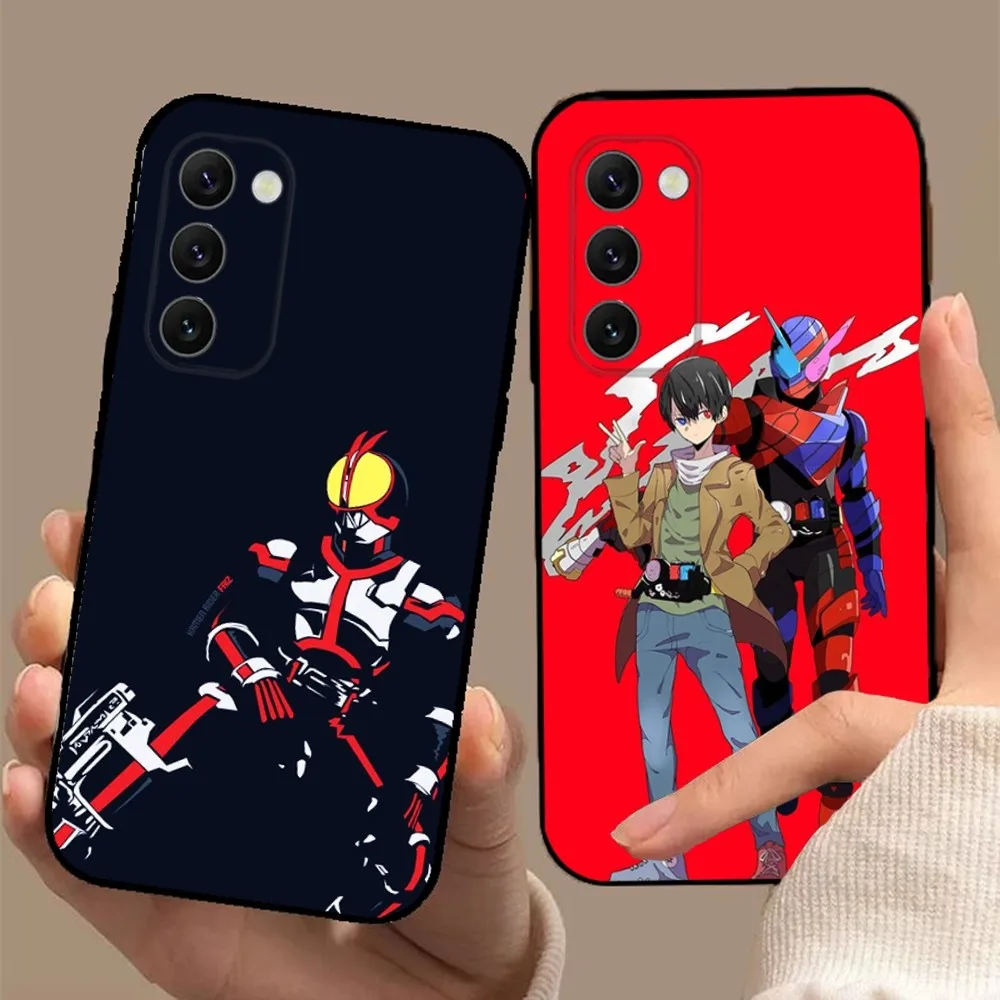 Custodia Per Telefono M-Masked Rider K-Kamen Rider Per Samsung S23,23,22,30,21,10,9,Note20 Ultra,Lite,Ultra,5G,Plus,Fe, Custodia Morbida Nera