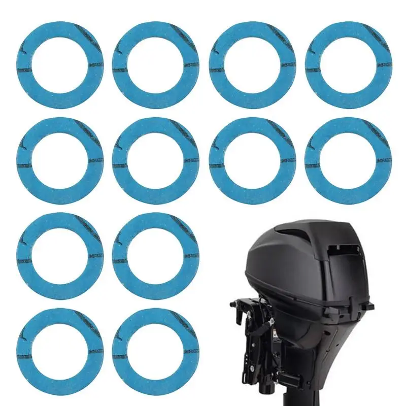 

Drain Replacement Gasket 12pcs Portable Marine Drainage Screws Gaskets Universal Marine Lower Unit Seal Replacement