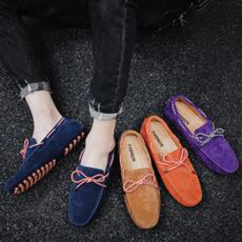 

Men's Shoes Tods Leather Men's Spring and Summer Breathable Soft Leather Soft Bottom Slip-on Driving Casual Leather Shoes