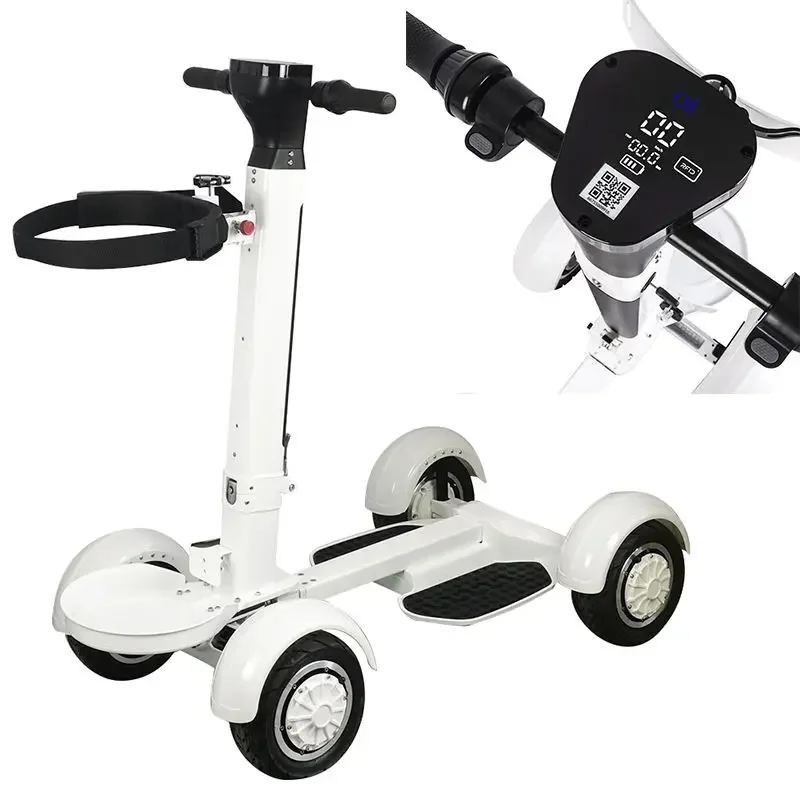 High Quality Foldable Four-Wheel Electric Drive Golf Cart with Lithium Battery
