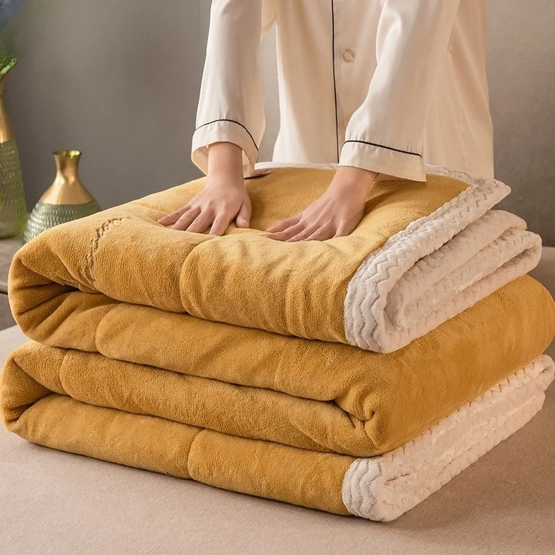 

Sherpa Blanket Luxury Warm Plush Flannel Blanket for Winter, No Shed No Pilling Cozy Soft Fleece Blanket for Bed and Couch