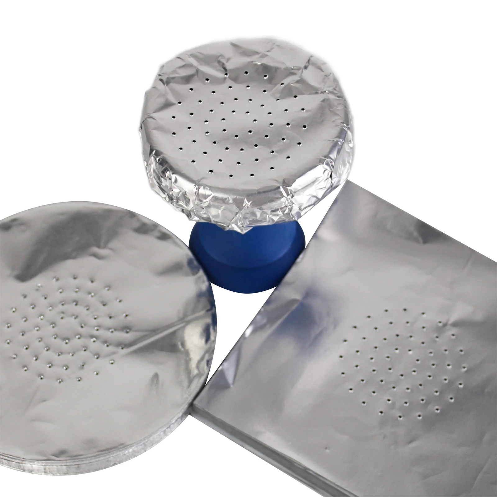 50 Pcs/pack Shisha Aluminium Foil With Hole Perforated Foil Hookah Sheesha Narguile Chicha