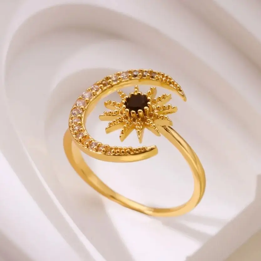 Gold Color Stainless Steel Rings for Women
