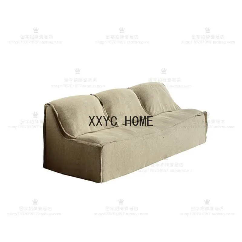 

American Simple Living Room Fabric Craft Sofa Non-Armrest Lazy Sofa