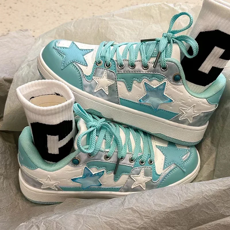 Mulheres sapatos masculinos design retro moda y2k sapatos de skate