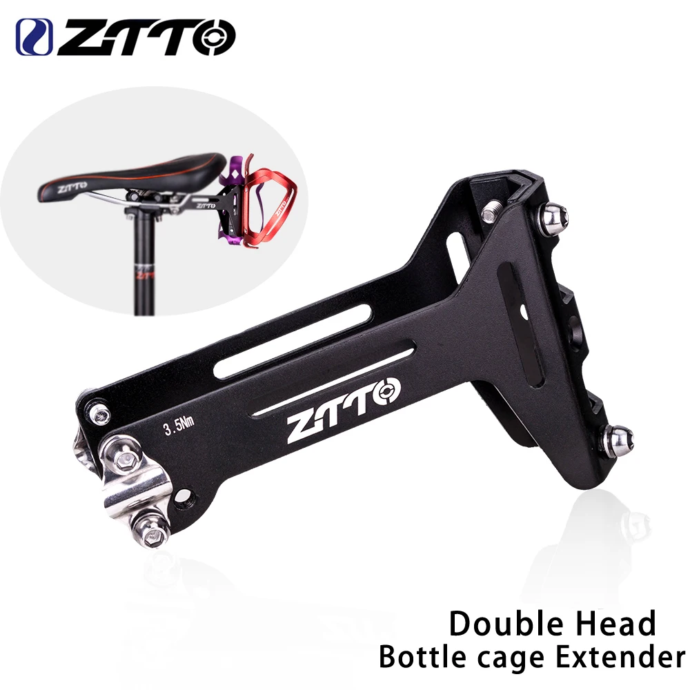 Cycling Double Bottle Bracket Cage Holder Water Cup Holder Saddle Mount Rack bicycle water bottle cage bicycle bottle holder bicycle expansion bracket water bottle holder