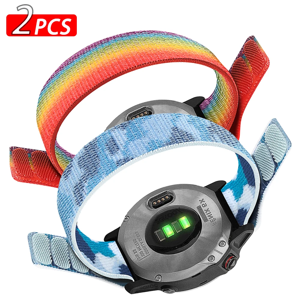 Ultra-Slim Feather-Light Nylon Loop Strap, QuickFit Design (22mm & 26mm)